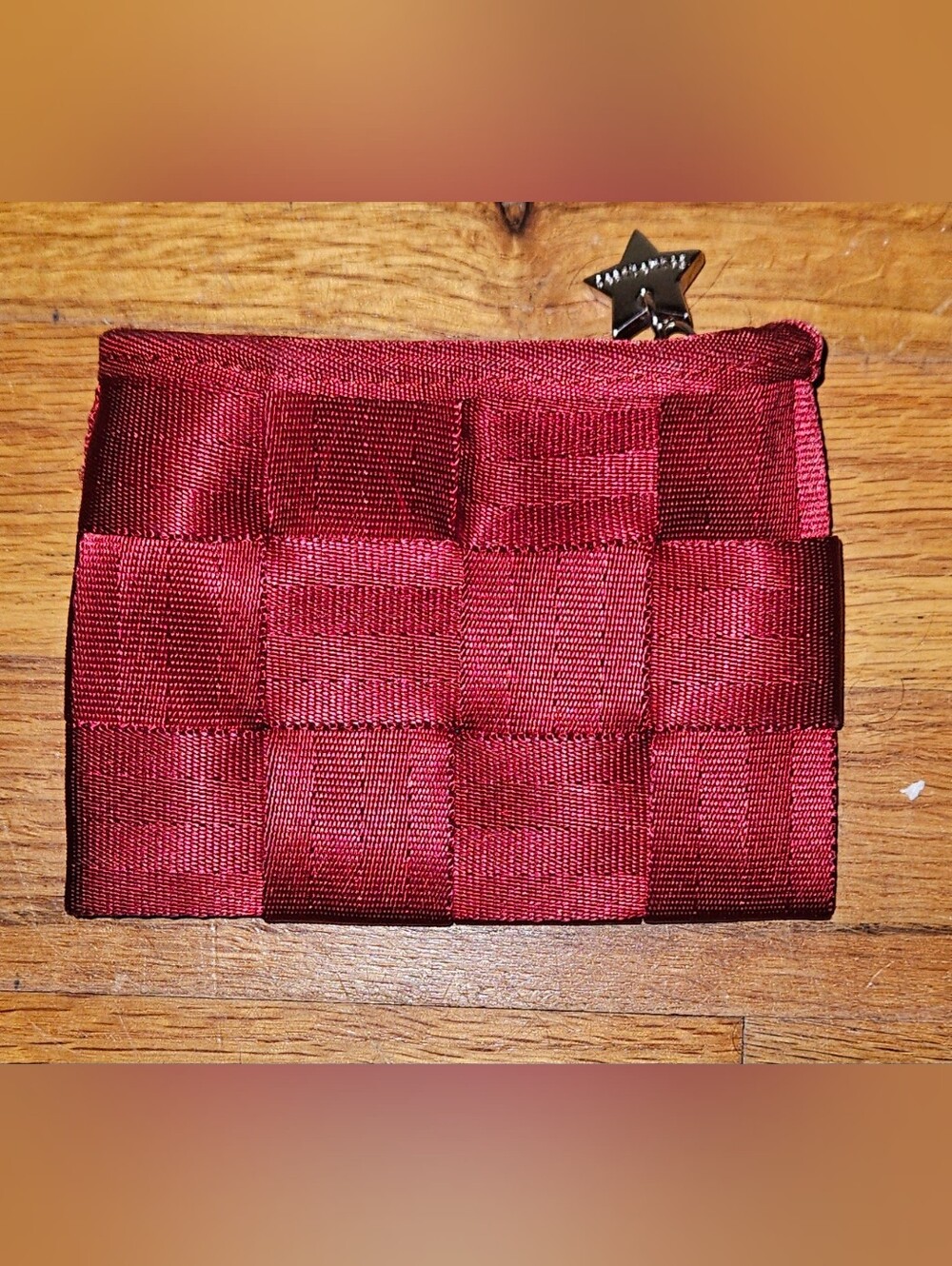 Harvey's Seatbelt Bags Red Old School Coin Purse.